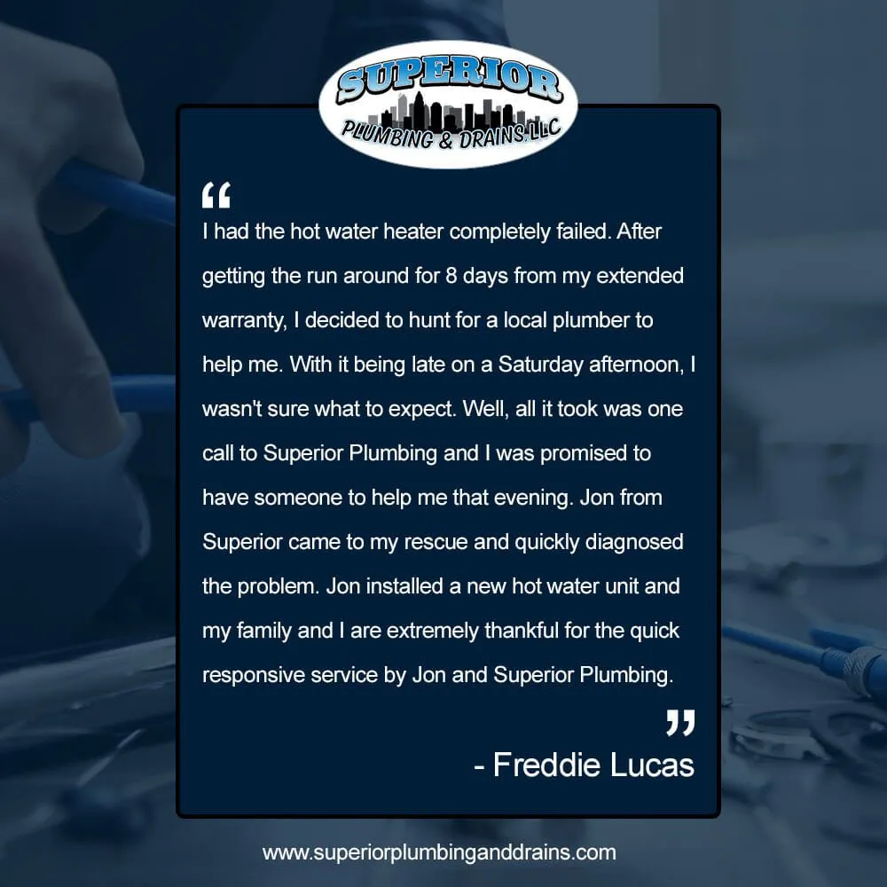 Reliable plumbing repair experts serving Monroe, NC - Superior Plumbing And Drains