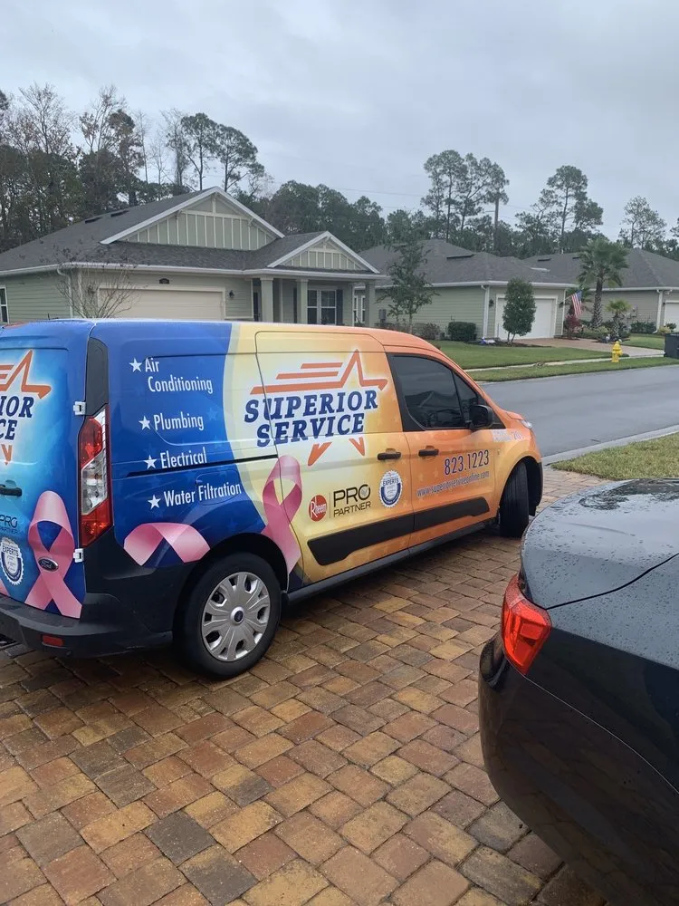Expert water heater service for homes in St. Augustine, FL by Superior Service