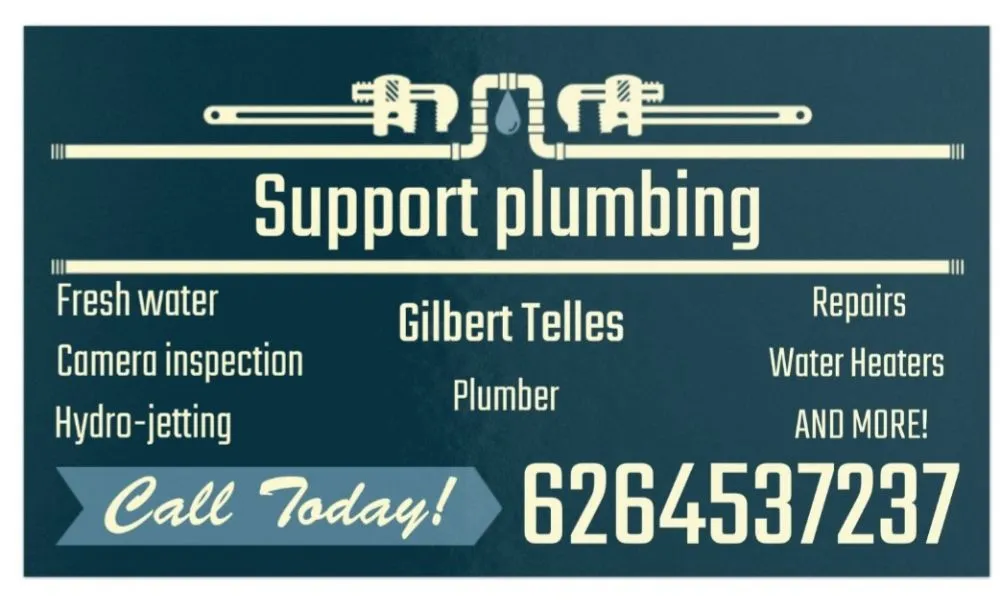 Slide of Support Plumbing