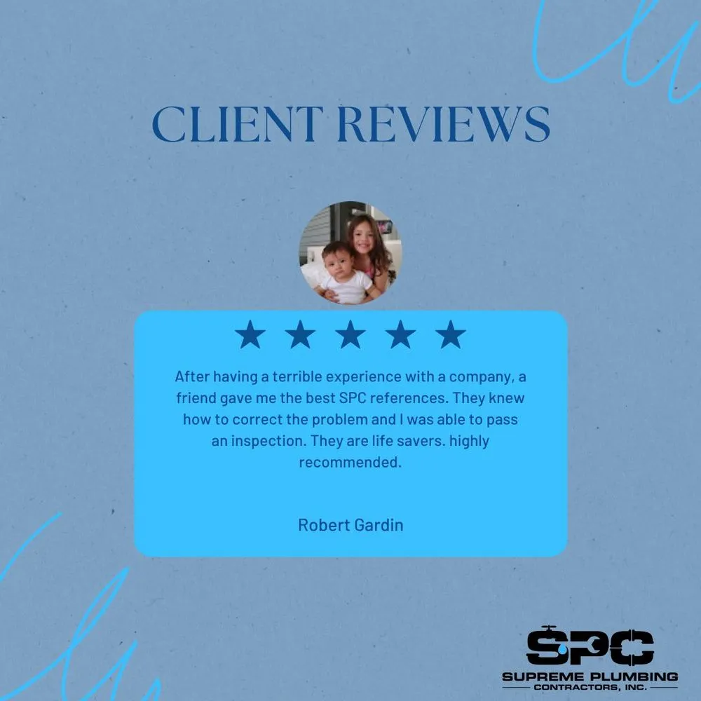 Slide of Supreme Plumbing Contractors