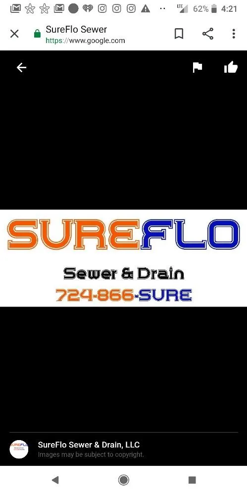 Slide of SureFlo Sewer & Drain