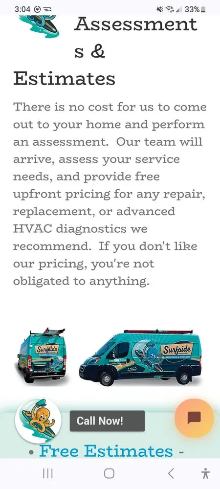 Slide of Surfside Services