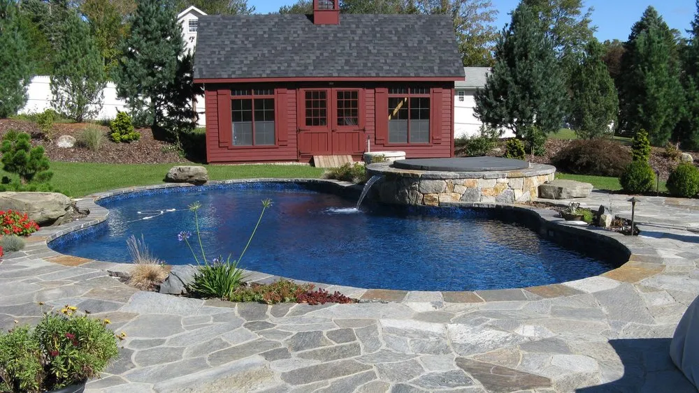 Slide of Swimming Pool Liner Replacement Resurfacing Services