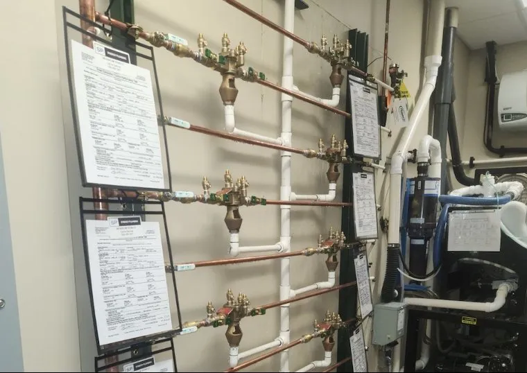Slide of Synergy Plumbing and Backflow Testing