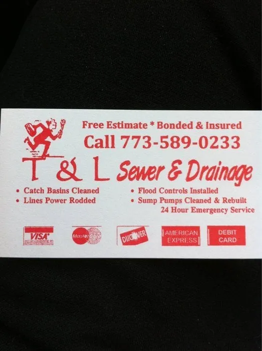 Slide of T & L Sewer & Drainage
