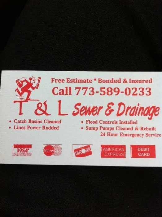 Slide of T & L Sewer & Drainage