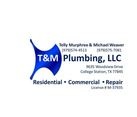 T & M Plumbing Logo