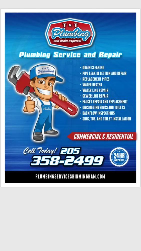 Slide of T & T Plumbing