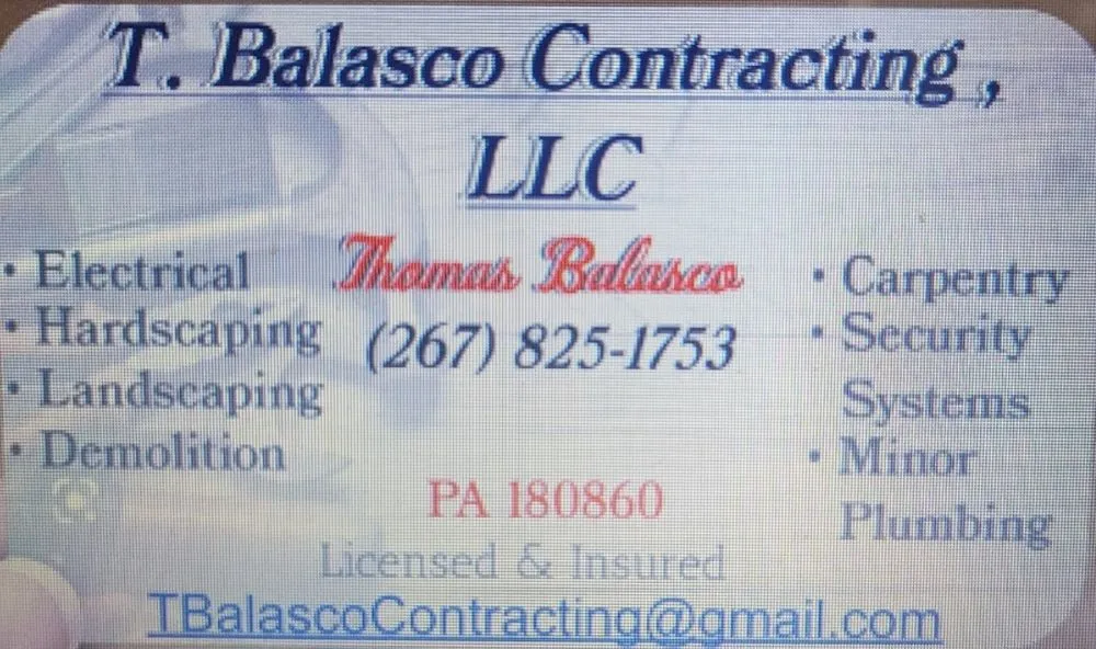 Slide of T Balasco Contracting