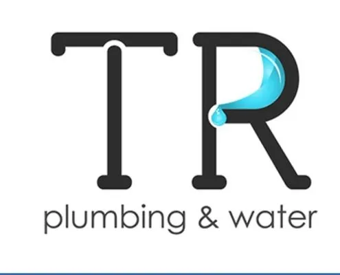 T R Plumbing & Water Logo