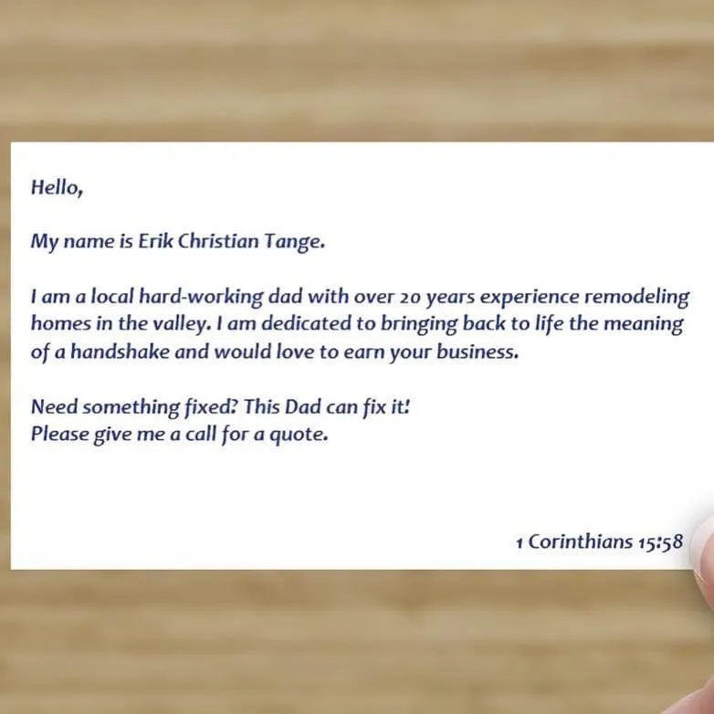 Slide of Tange Remodeling