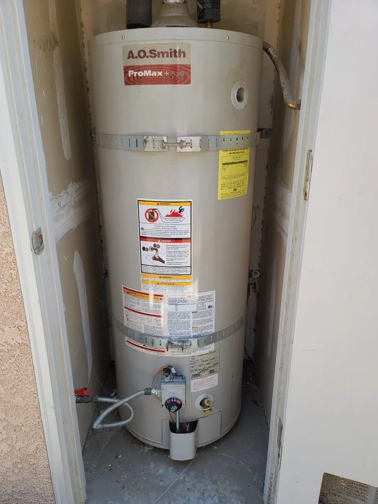 Slide of Tankless Support Plumbing
