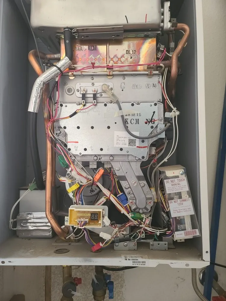 Slide of Tankless Support Plumbing