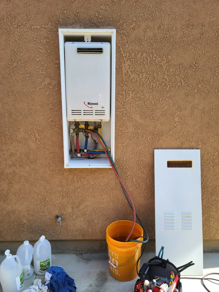 Slide of Tankless Support Plumbing