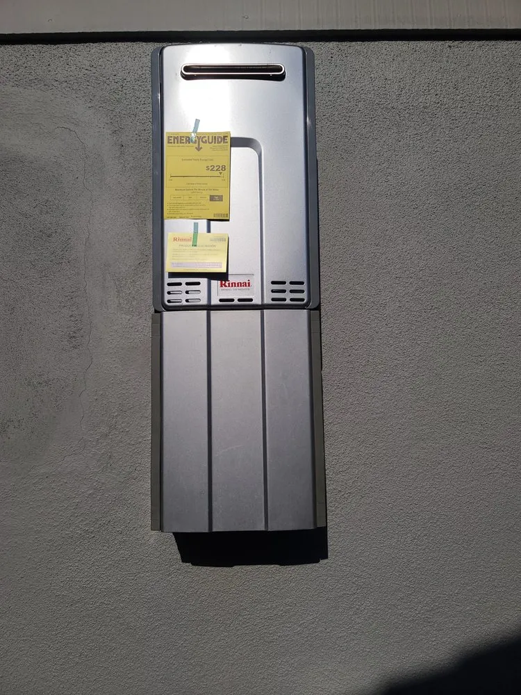 Slide of Tankless Support Plumbing