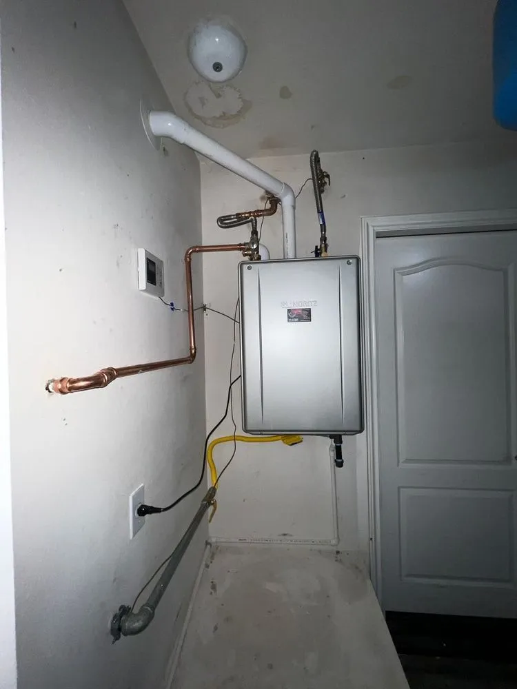 Slide of Tankless Water Heater Repair and Plumbing
