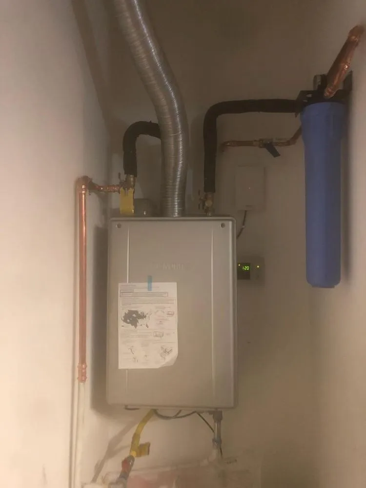 Slide of Tankless Water Heater Repair and Plumbing