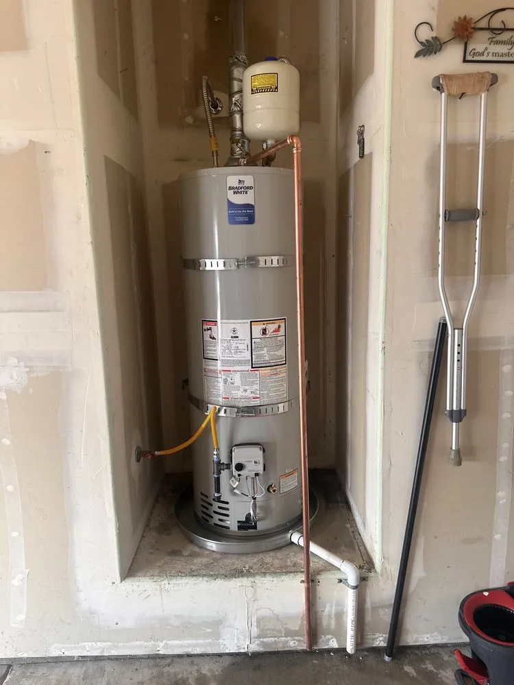 Slide of Tanks waterheaters and plumbing