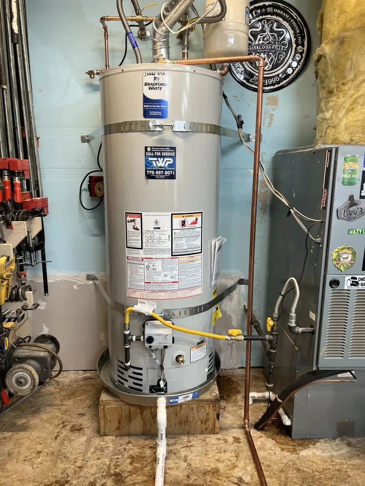 Slide of Tanks waterheaters and plumbing