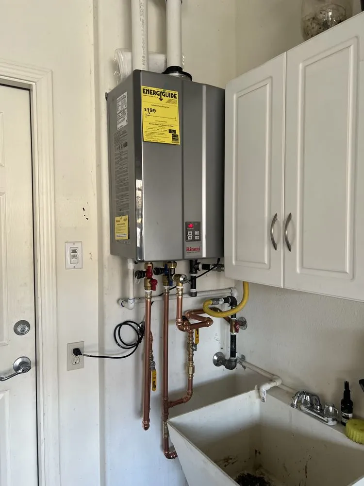 Slide of Tanks waterheaters and plumbing