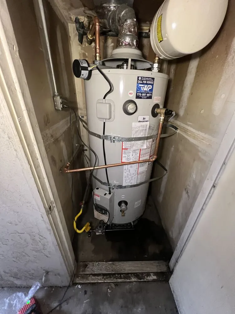 Slide of Tanks waterheaters and plumbing