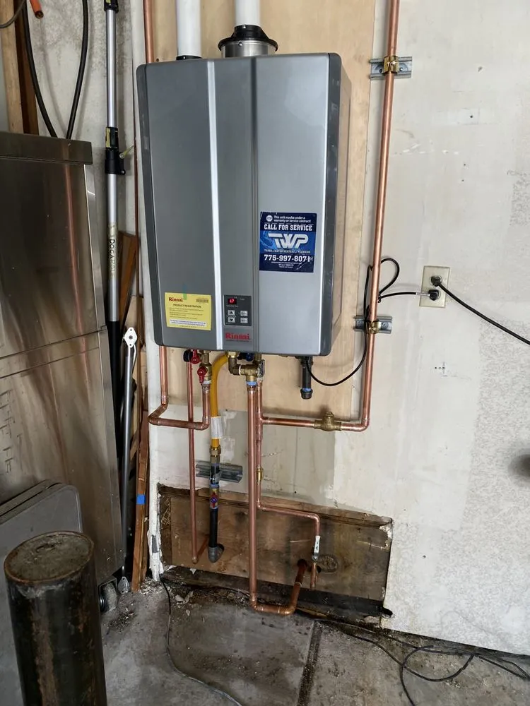 Slide of Tanks waterheaters and plumbing
