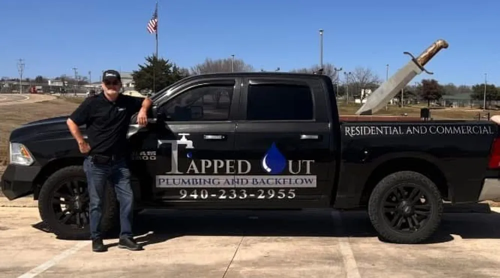 Slide of Tapped Out Plumbing and Backflow