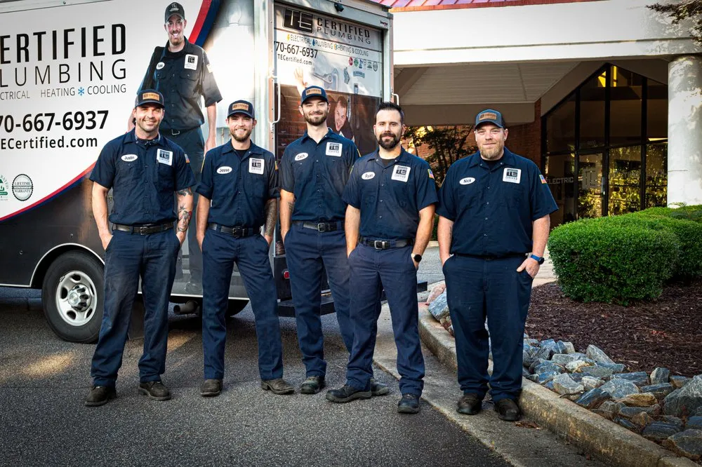 Slide of TE Certified Electrical, Plumbing, Heating & Cooling