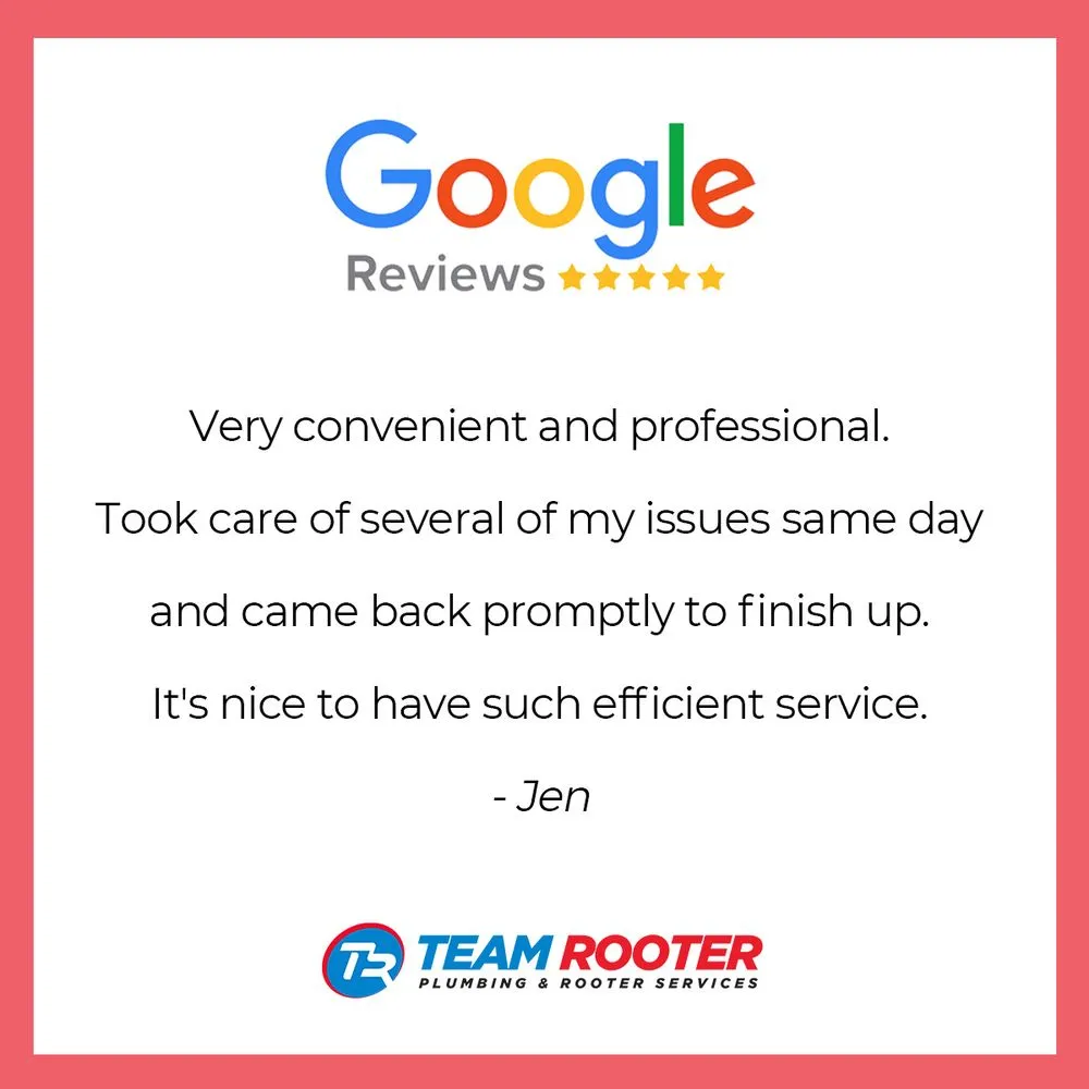 Slide of Team Rooter Plumbing