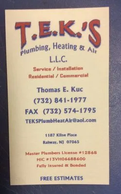 TEK's Plumbing Heating & Air