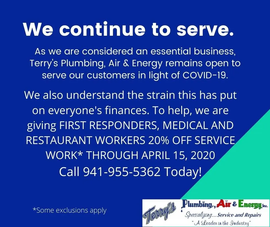 Slide of Terry's Plumbing Air & Energy