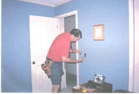 Slide of Tex Adams the Electrician