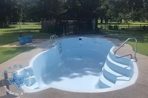 Slide of Texas Fiberglass Pools