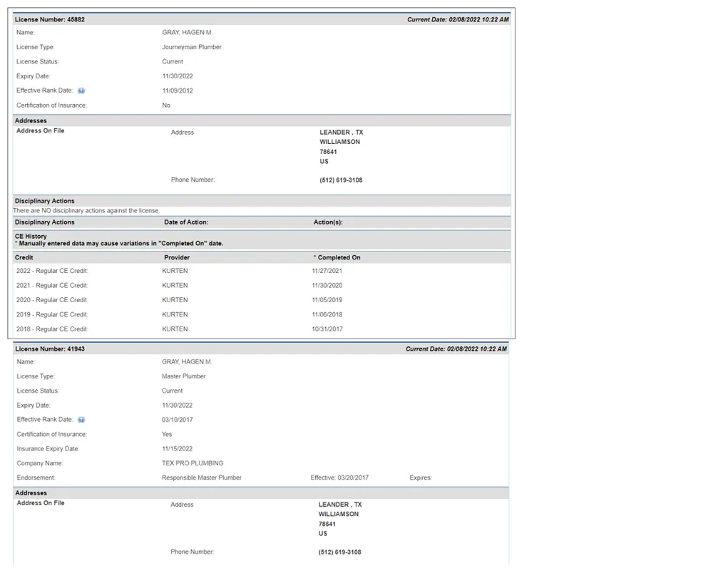 Slide of TEXPRO PLUMBING