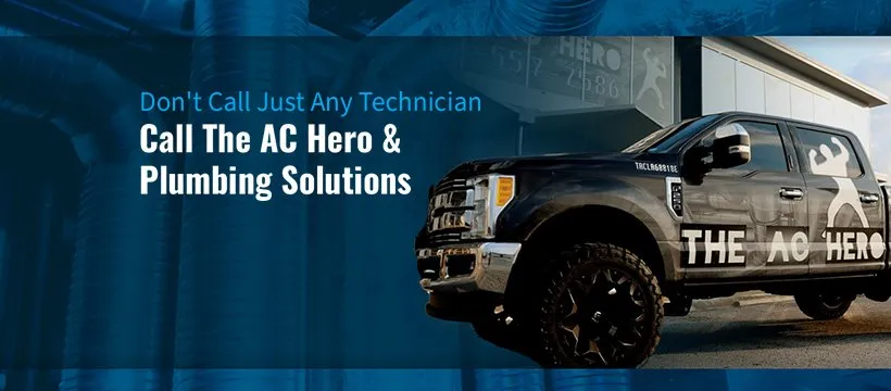 Slide of The AC Hero and Plumbing Solutions