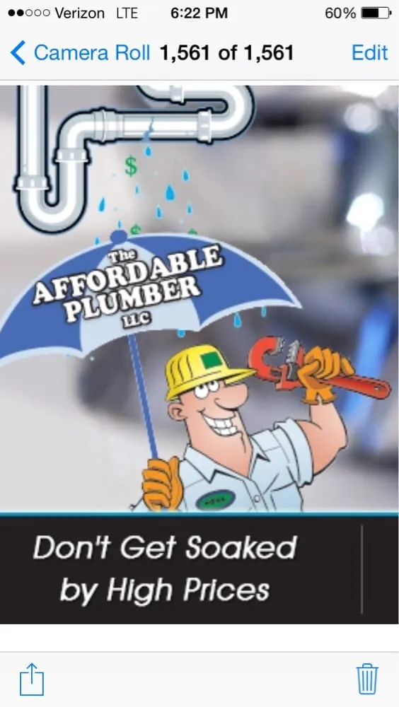 Slide of The Affordable Plumber