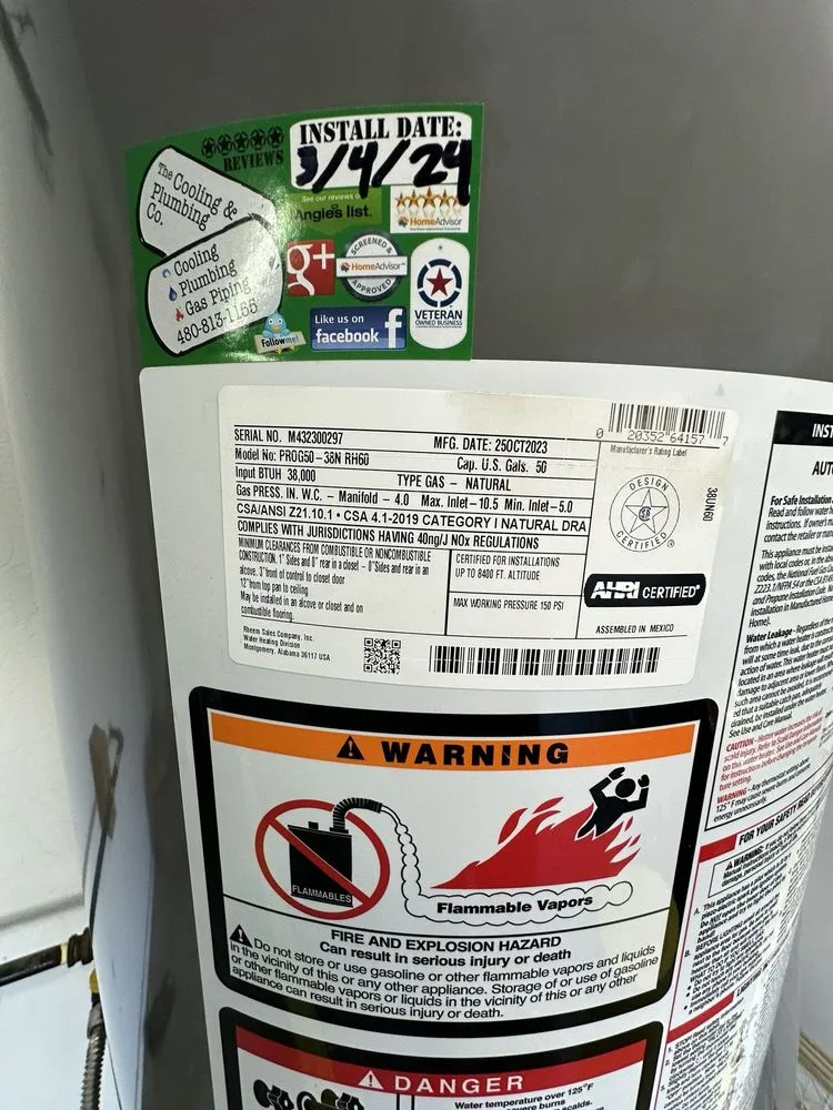 Slide of The Cooling & Plumbing