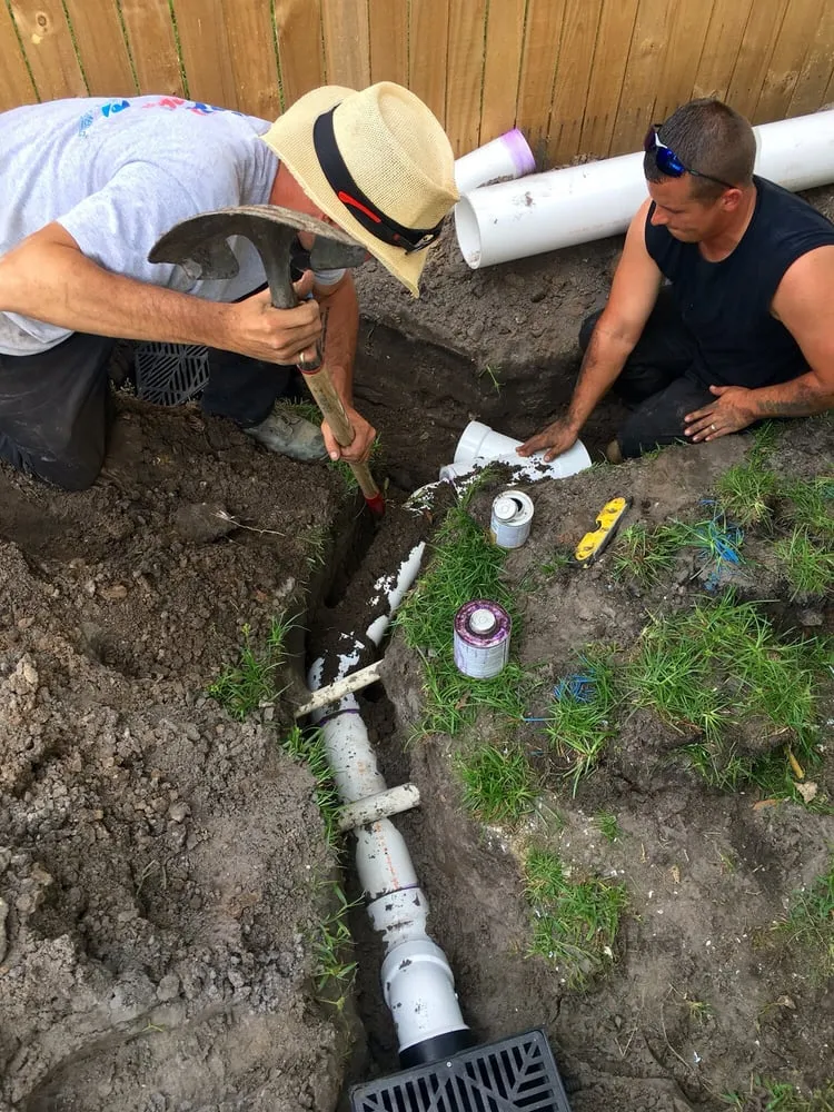 Slide of The Drain Team