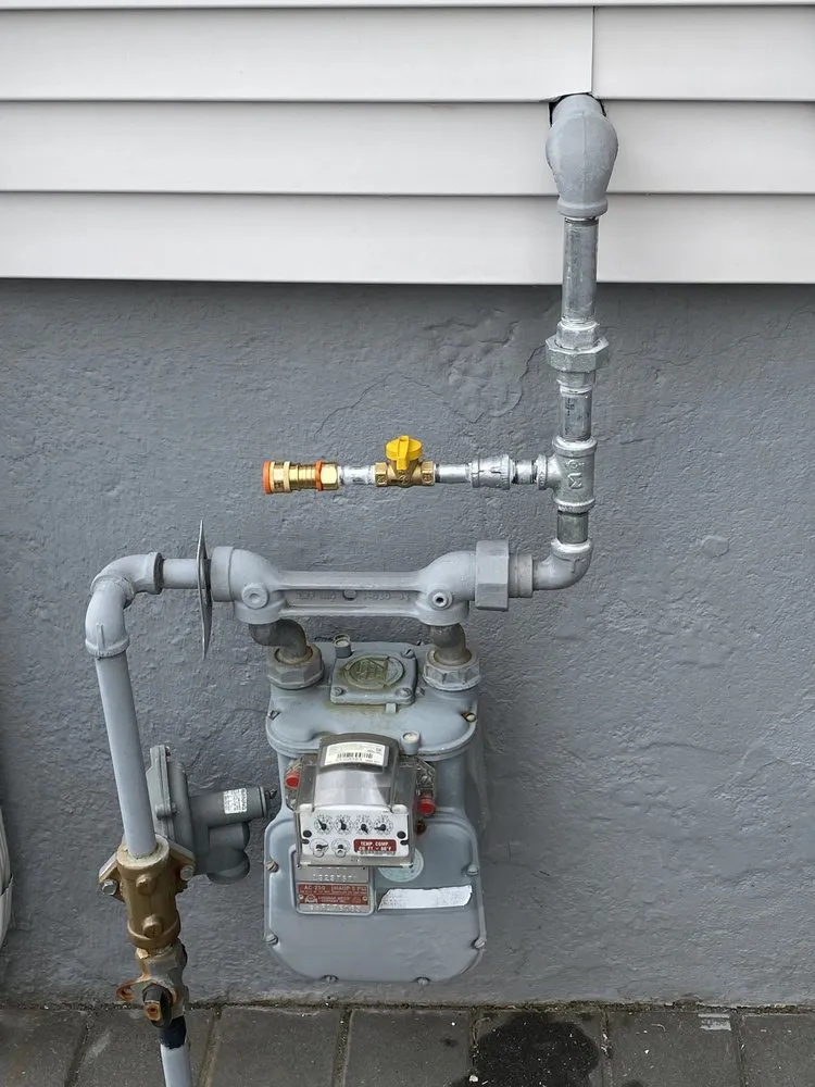 Slide of The in and out plumbing guy