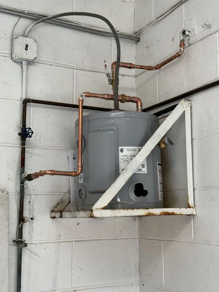 Slide of The in and out plumbing guy