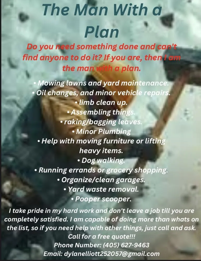 Slide of The Man With A Plan