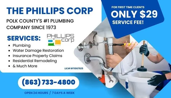 The Phillips Corp Plumbing, Restoration & Remodeling
