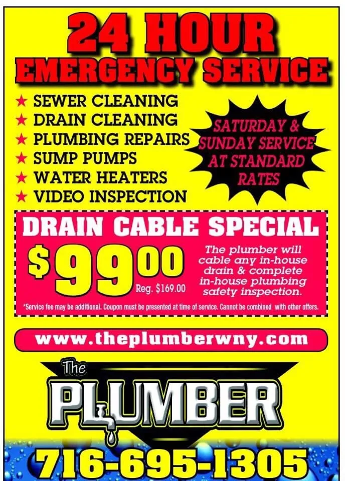 Expert drain cleaning service in Lockport, NY - The Plumber Heating & Cooling