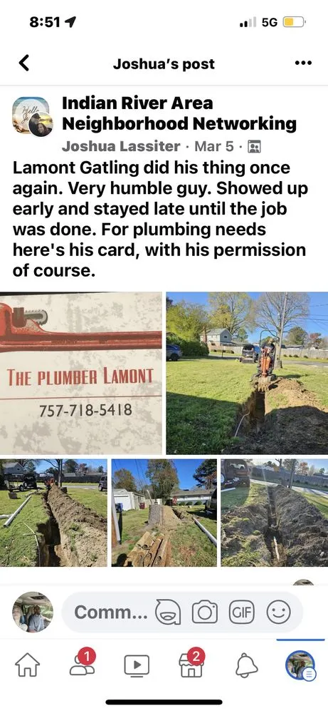 Slide of The Plumber Lamont