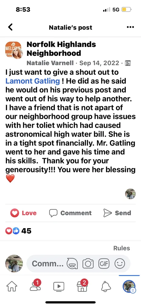 Slide of The Plumber Lamont