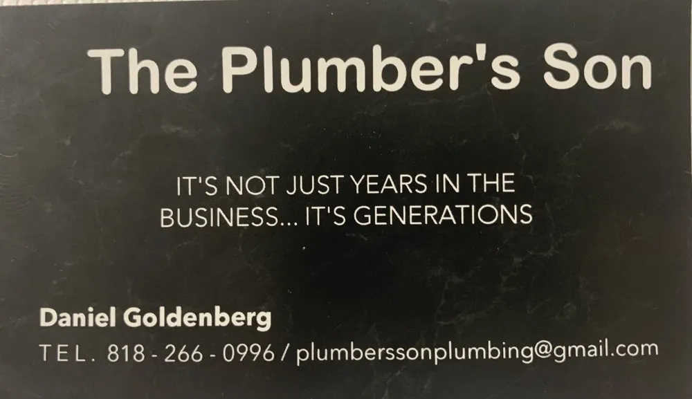 Slide of The Plumbers Son