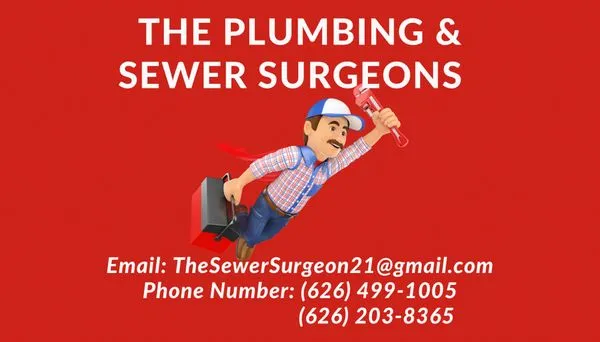 The Plumbing And Sewer Surgeons Logo