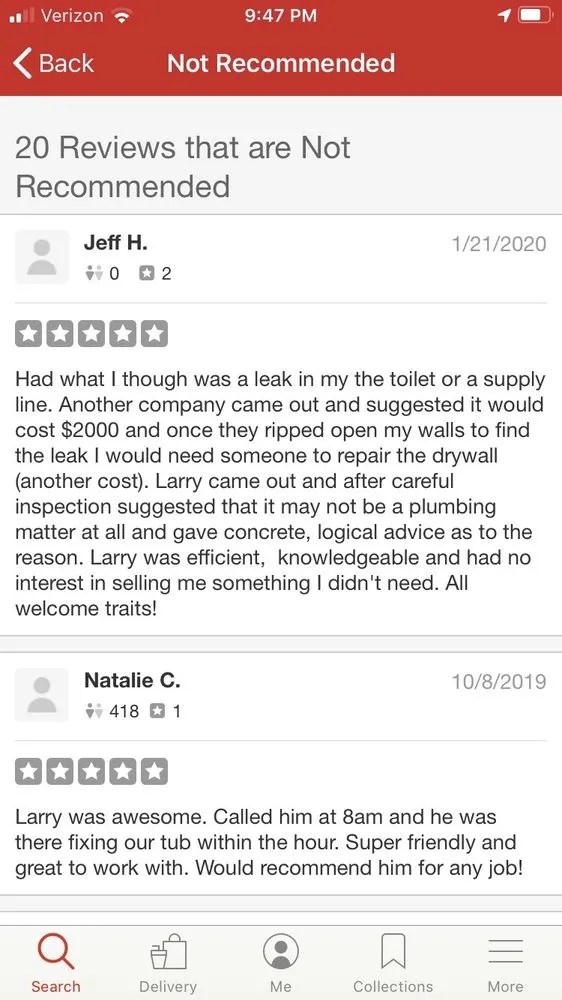 Slide of The Plumbing Company