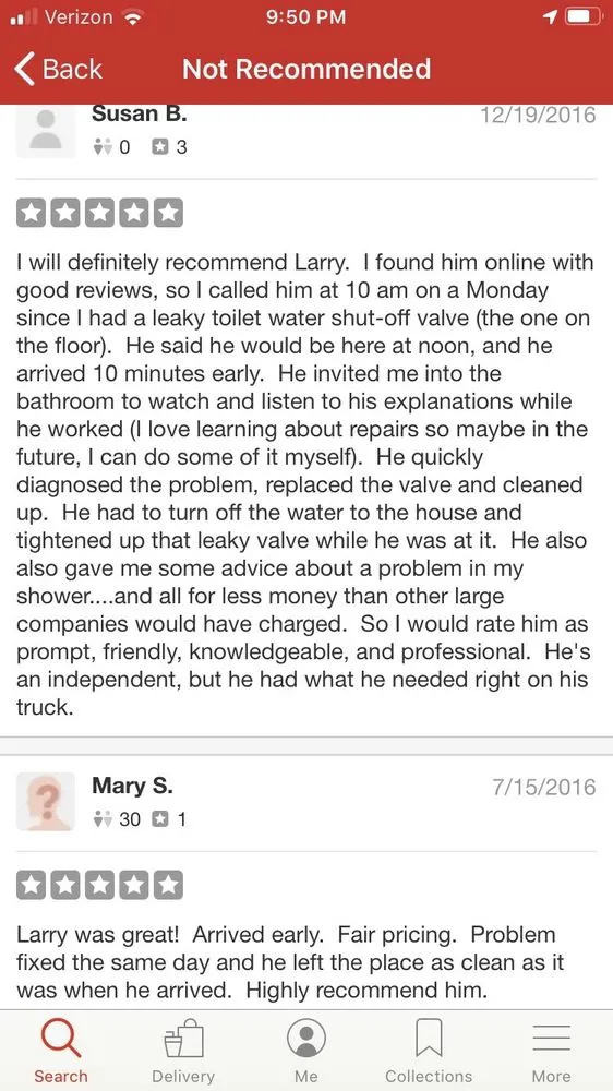 Slide of The Plumbing Company