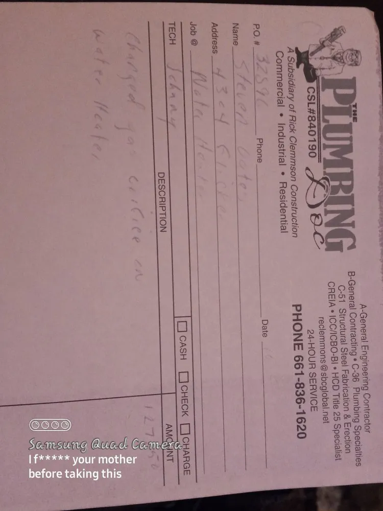 Top-rated emergency plumbing for homes in Bakersfield, CA by The Plumbing Doc